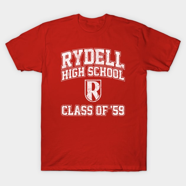 Rydell High School Class of '59 (Grease) T-Shirt by huckblade
